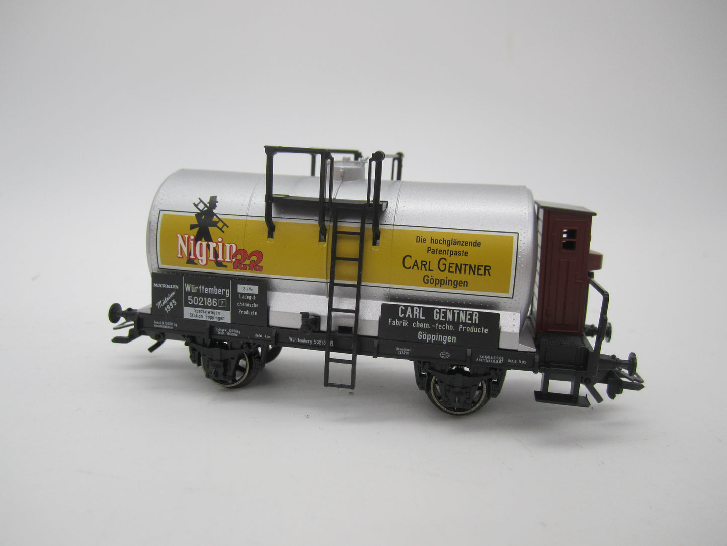 Märklin H0 - Museum 1995 - Ketelwagen "Carl Gentner" van de K.W.St.E.