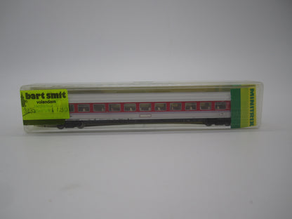 Minitrix N - 13198 - 1e klas IC rijtuig van de DB, met verlichting