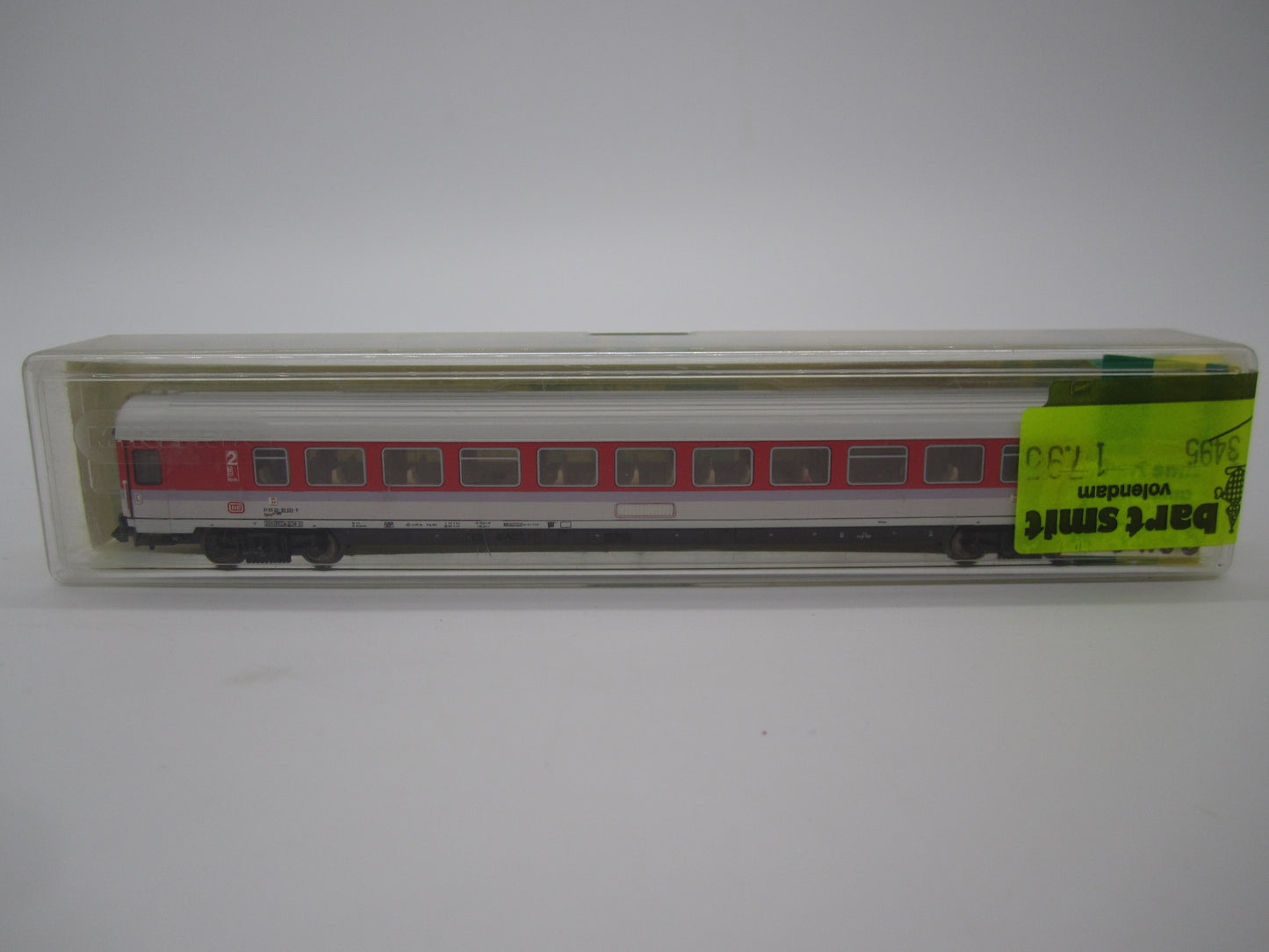 Minitrix N - 13199 - 2 klas IC rijtuig van de DB, met verlichting