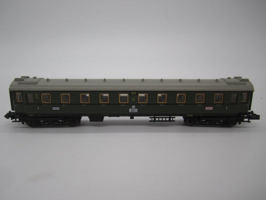 Minitrix N - 13374 - 3e klas rijtuig van de DRG, met verlichting