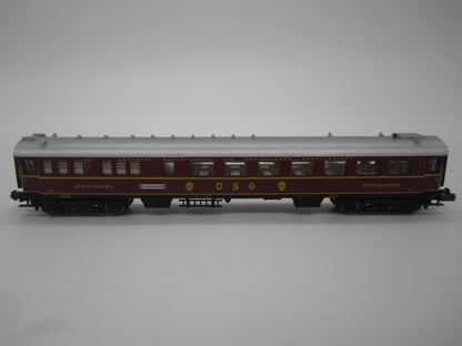 Minitrix N - 13310 - Speisewagen van de DSG, met verlichting