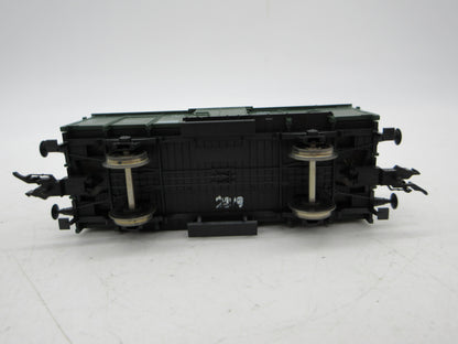 Fleischmann H0 - 5351 K - Bijwagen kraan, gesloten goederenwagen van de DB