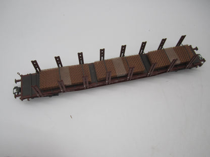 Märklin H0 - 4766 - 4-assige rongenwagen, met staalmatten lading van de DB