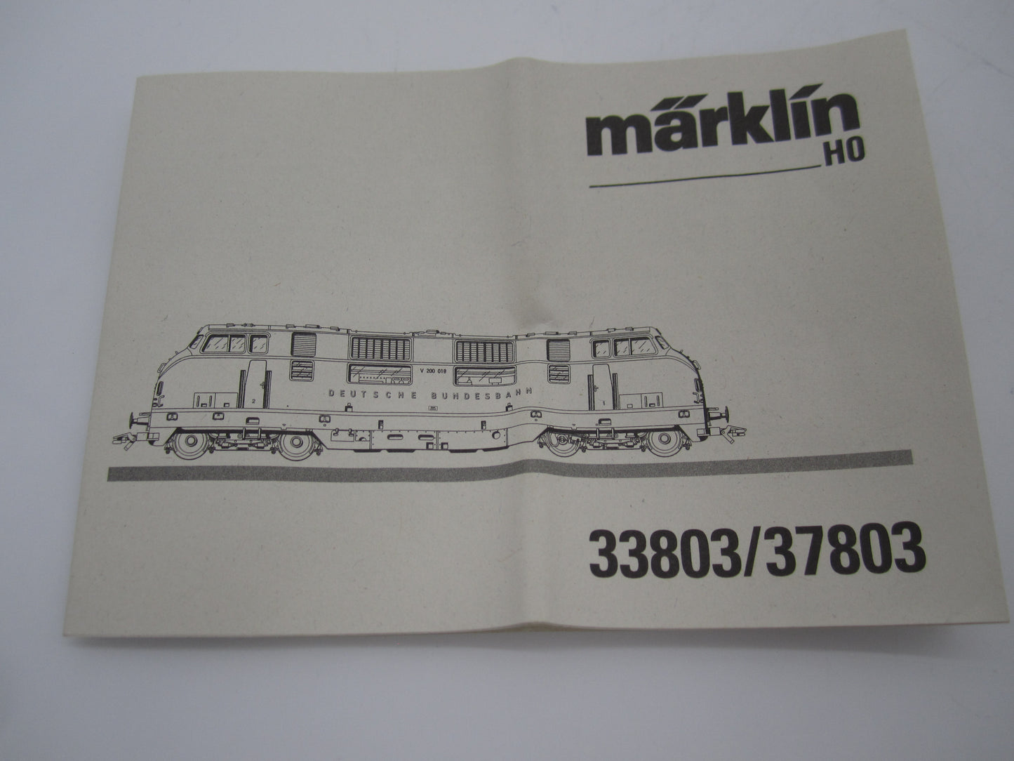 Märklin H0 - 37803 - Dieselloc, V200 van de DB - Sound