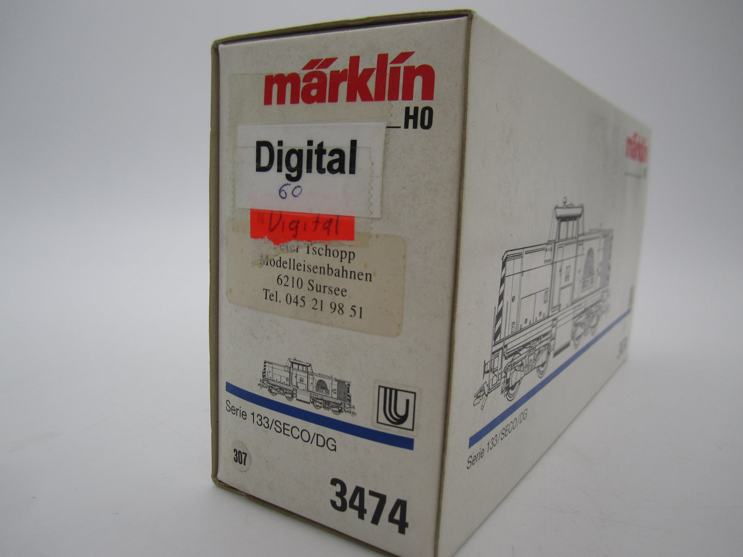 Märklin H0 - 3474 - Dieselloc, Serie 133 "Seco DG" - Digitaal