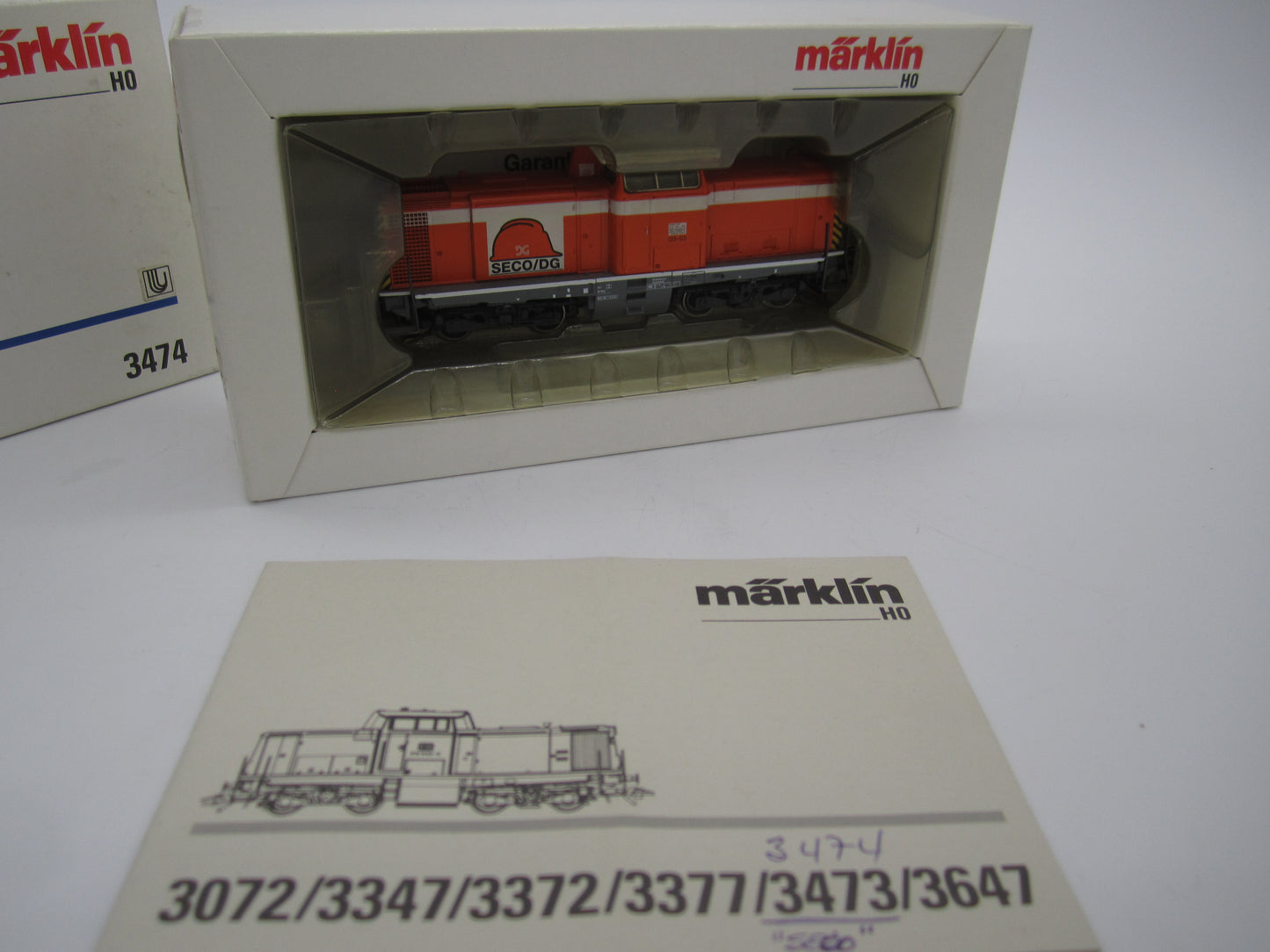 Märklin H0 - 3474 - Dieselloc, Serie 133 "Seco DG" - Digitaal