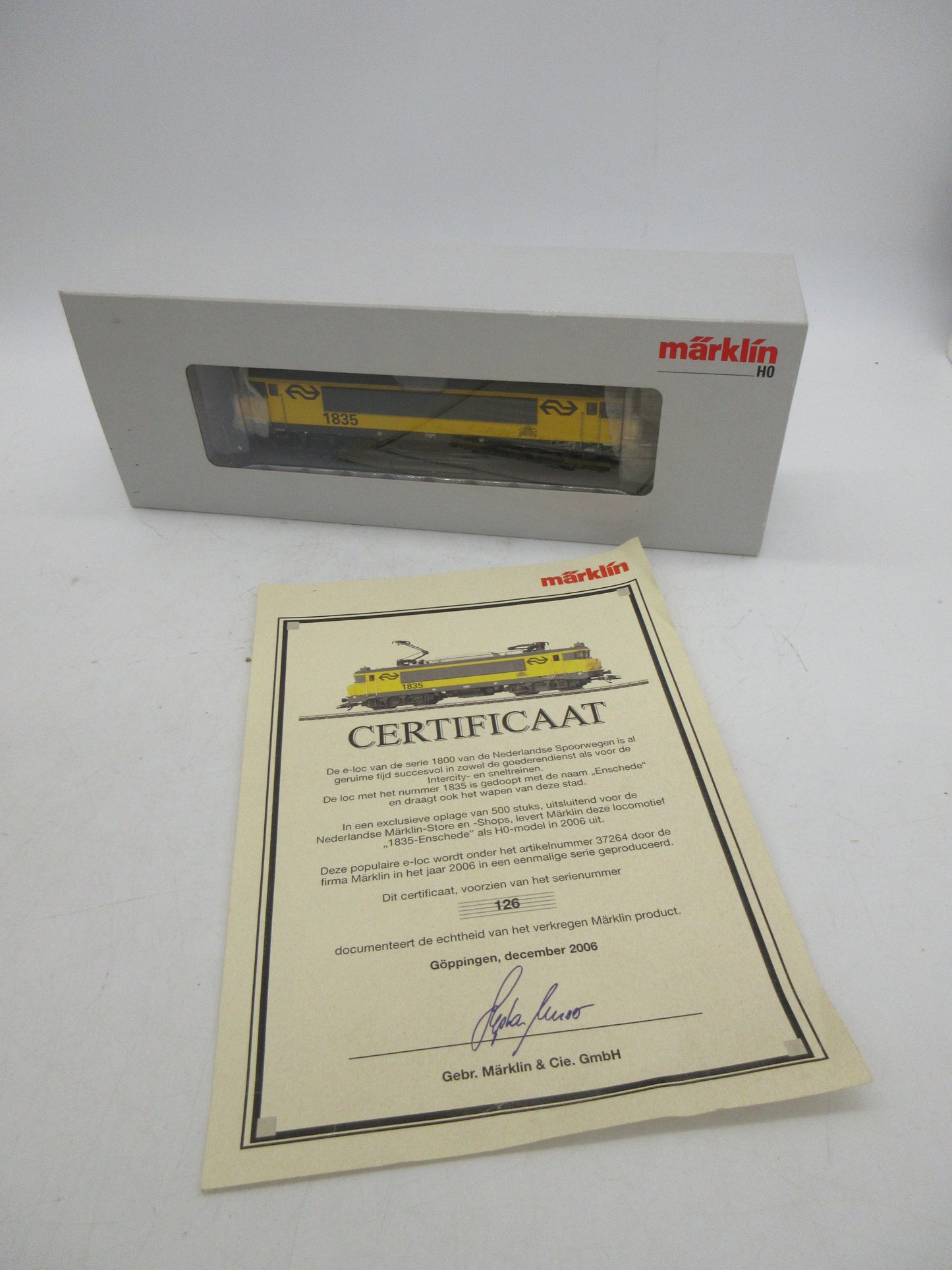 Märklin H0 - 37264 - E-loc, Serie 1800 "Enschede" van de NS - MFX/Tyfoon