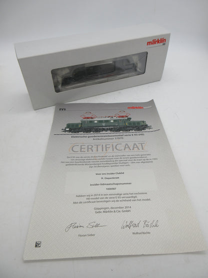 Märklin H0 - 37870 - E-loc, E-93 "Duitse Krokodil" van de DB - MFX+/Sound