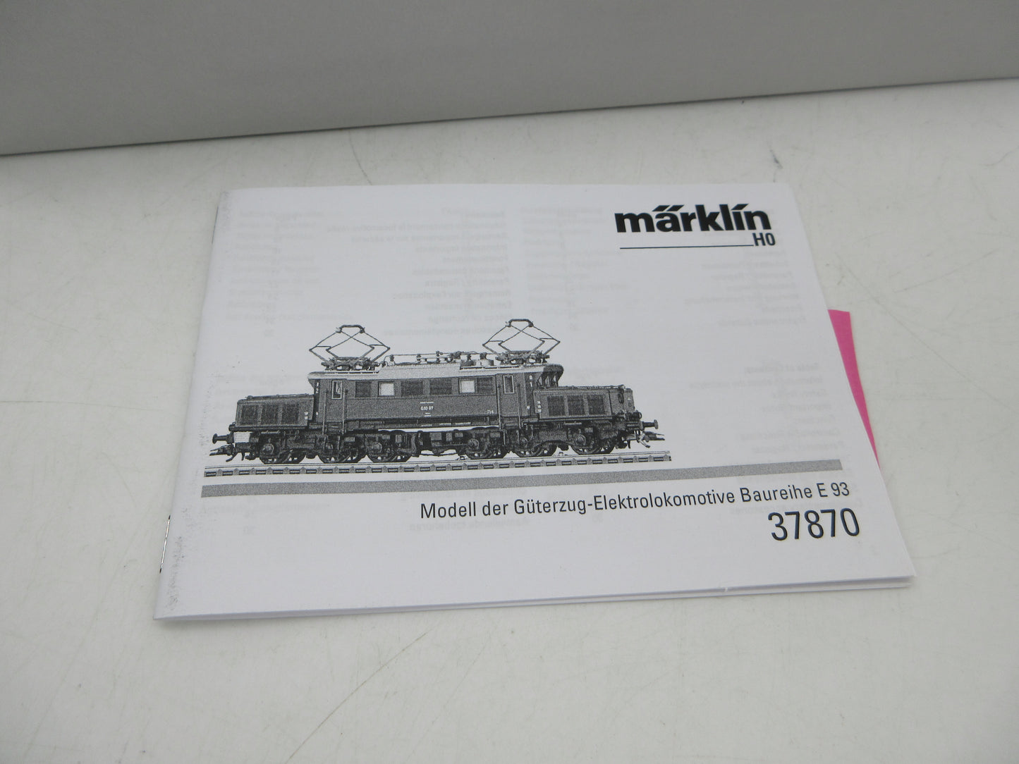 Märklin H0 - 37870 - E-loc, E-93 "Duitse Krokodil" van de DB - MFX+/Sound