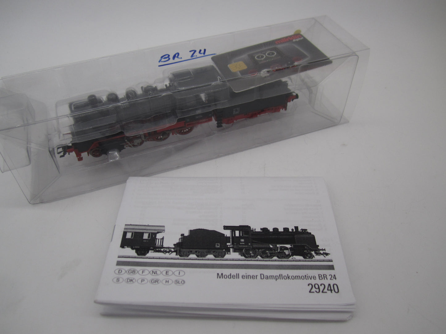 Märklin H0 - Uit set 29240 - Stoomloc met tender, BR 24 van de DB, Digitaal