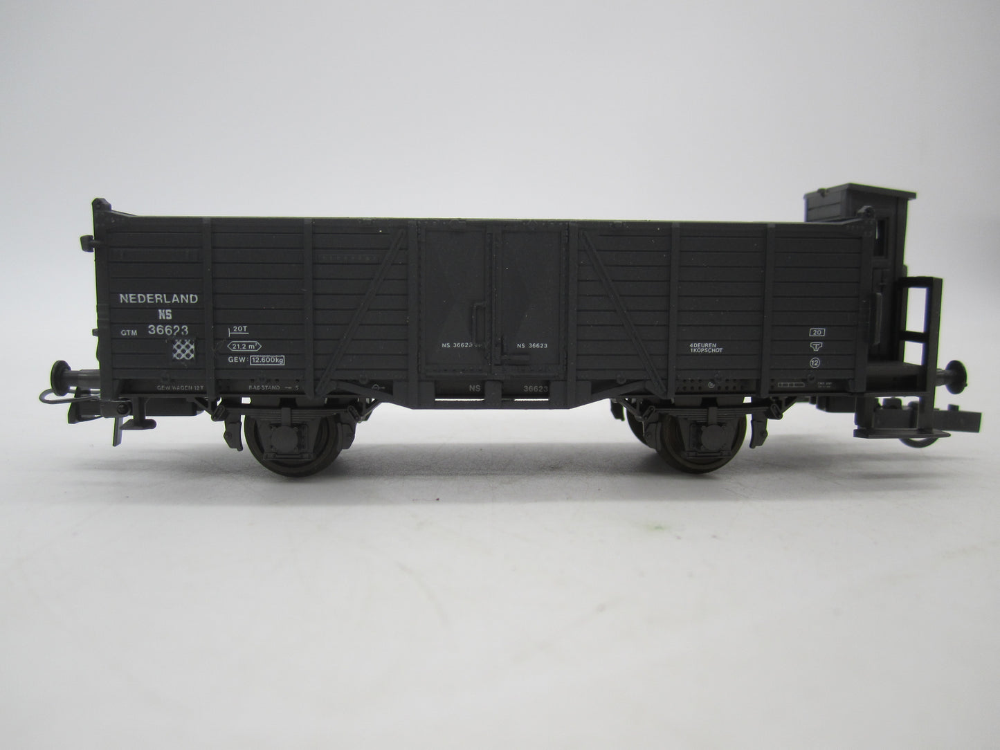 Roco H0 - 46279 - Hoge boordwagen van de NS, zonder lading