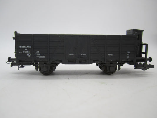 Roco H0 - 46279 - Hoge boordwagen van de NS, zonder lading