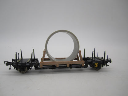 Fleischmann H0 - 5217 - Dieplader met betonbuis van de DB