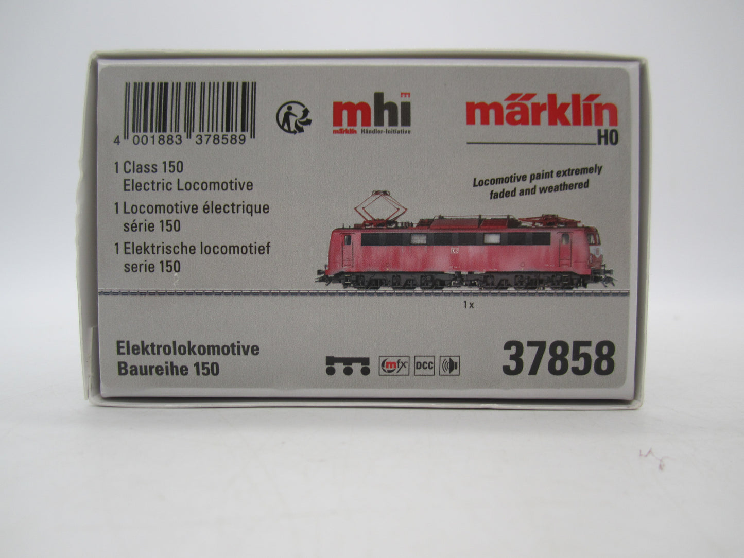 Märklin H0 - 37858 - E-loc, BR 150 geweatherd van de DB, MFX+/Sound