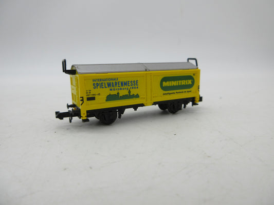 Minitrix N - 51 3530 84 - Schuifdakwagen Sielwarenmesse 1984