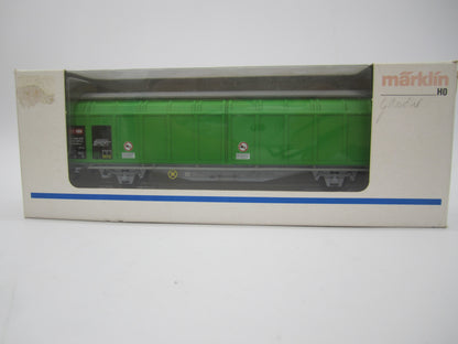 Märklin H0 - 48022 - 2-assige schuifwandwagen van de SBB-CFF, groen