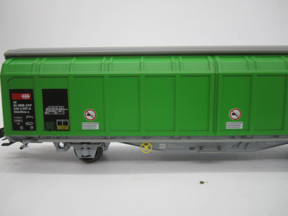 Märklin H0 - 48022 - 2-assige schuifwandwagen van de SBB-CFF, groen