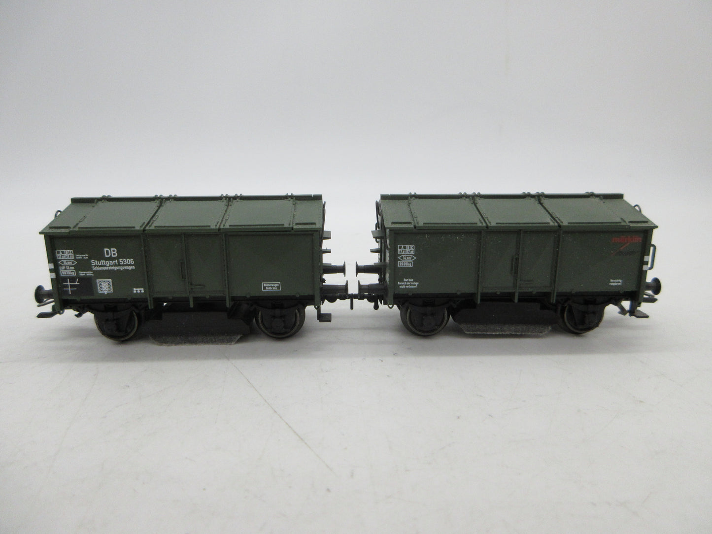 Märklin H0 - 46010 - Dubbele kleppenwagen met railveger van de DB - 10 jaar Insider