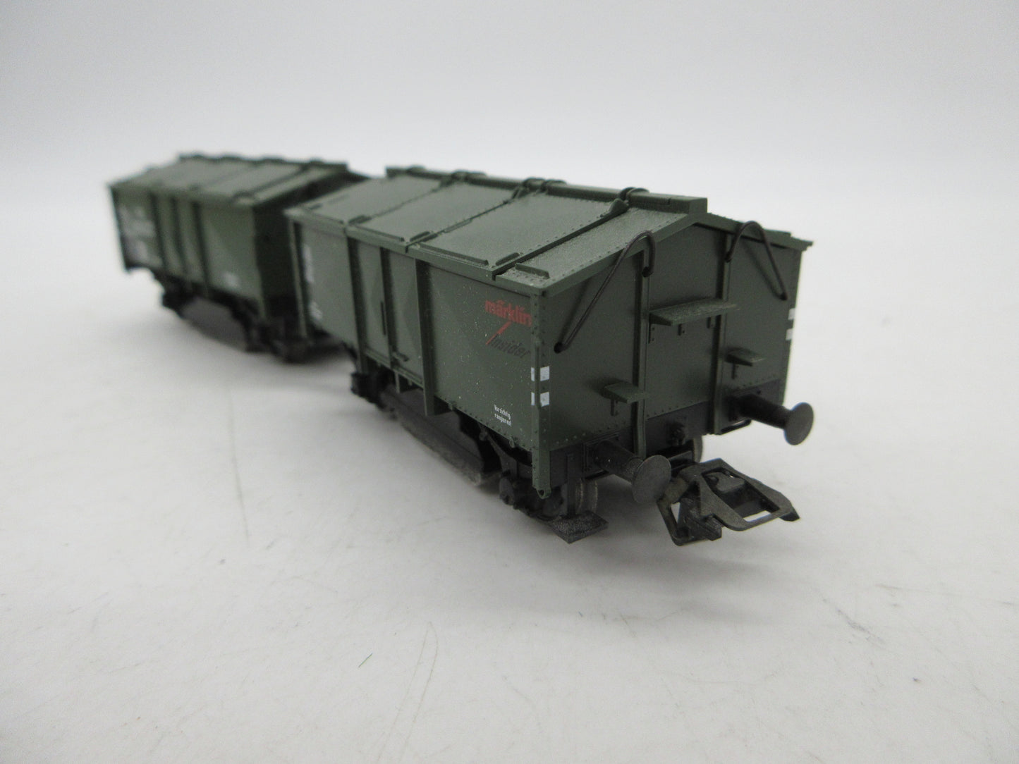 Märklin H0 - 46010 - Dubbele kleppenwagen met railveger van de DB - 10 jaar Insider