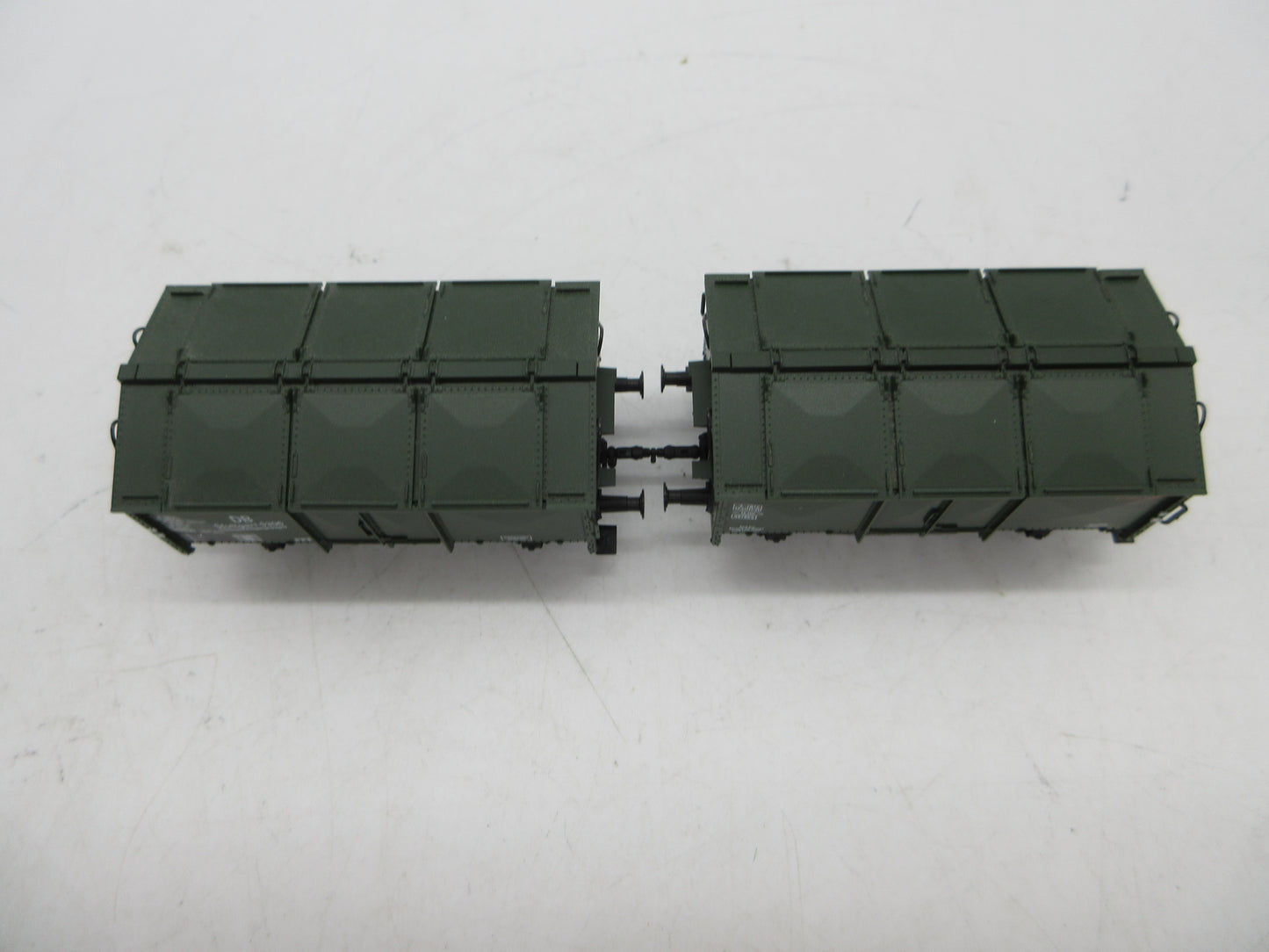 Märklin H0 - 46010 - Dubbele kleppenwagen met railveger van de DB - 10 jaar Insider