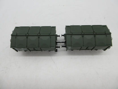 Märklin H0 - 46010 - Dubbele kleppenwagen met railveger van de DB - 10 jaar Insider