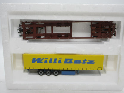 Märklin H0 - 47440 - Draagwagen met oplegger "Willy Betz" van de DB