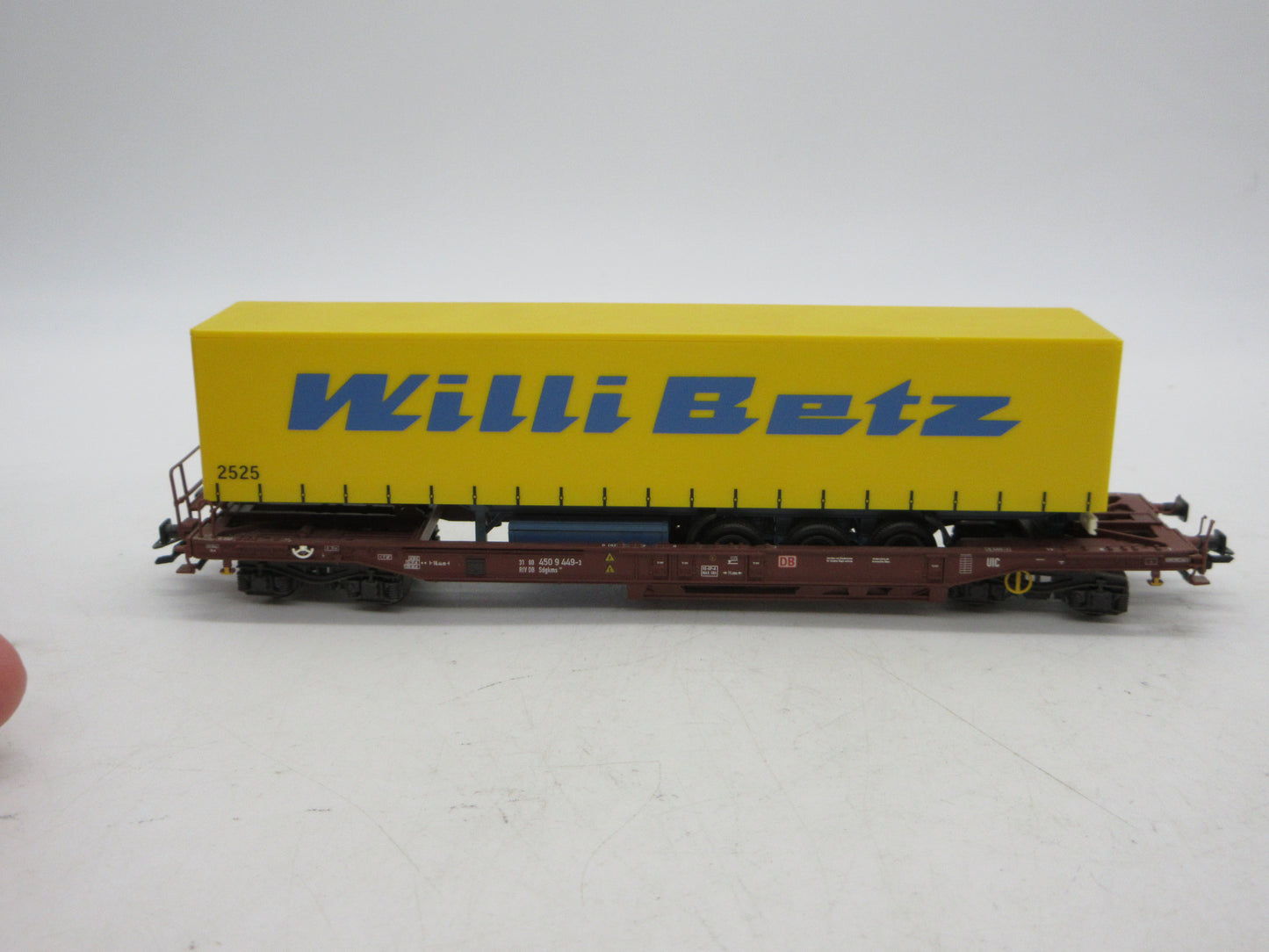 Märklin H0 - 47440 - Draagwagen met oplegger "Willy Betz" van de DB