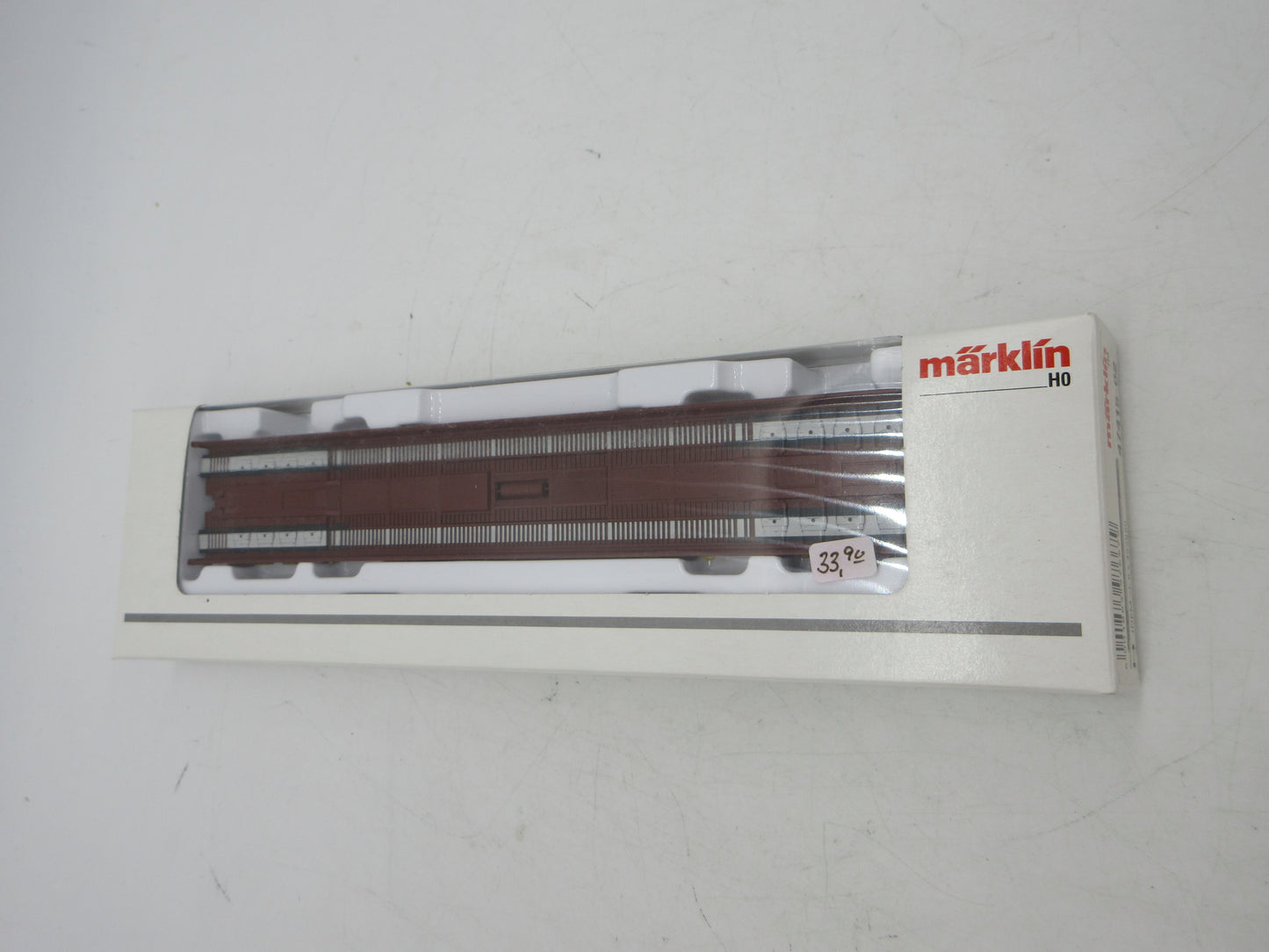 Märklin H0 - 47415-02 - Lagevloerwagen "Rollende Landstrasse" van de DB