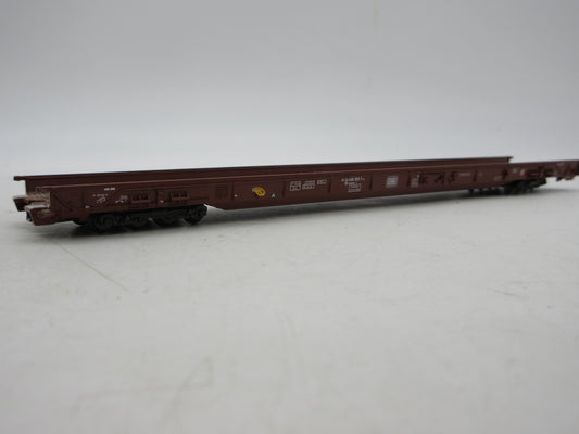 Märklin H0 - 4740 - Lagevloerwagen "Rollende Landstrasse" van de DB