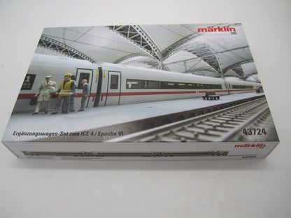 Märklin H0 - 43724 - 3-delige uitbreidingsset wagens voor ICE 4 van de DB