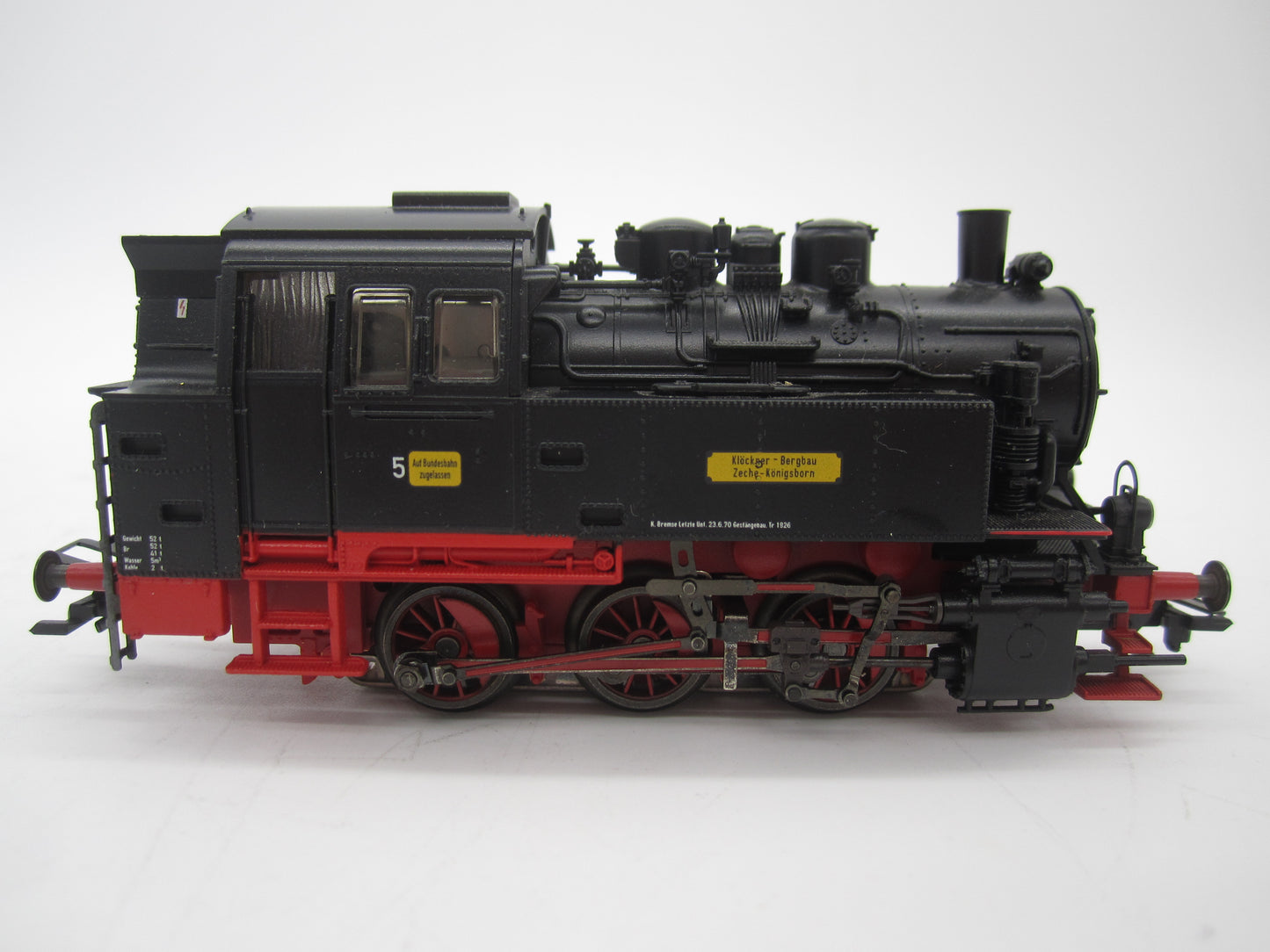 Märklin H0 - 37041 - Tenderloc, Rangeerlocomotief nr. 5 van Klöckner-Werke AG (BR 80), MFX