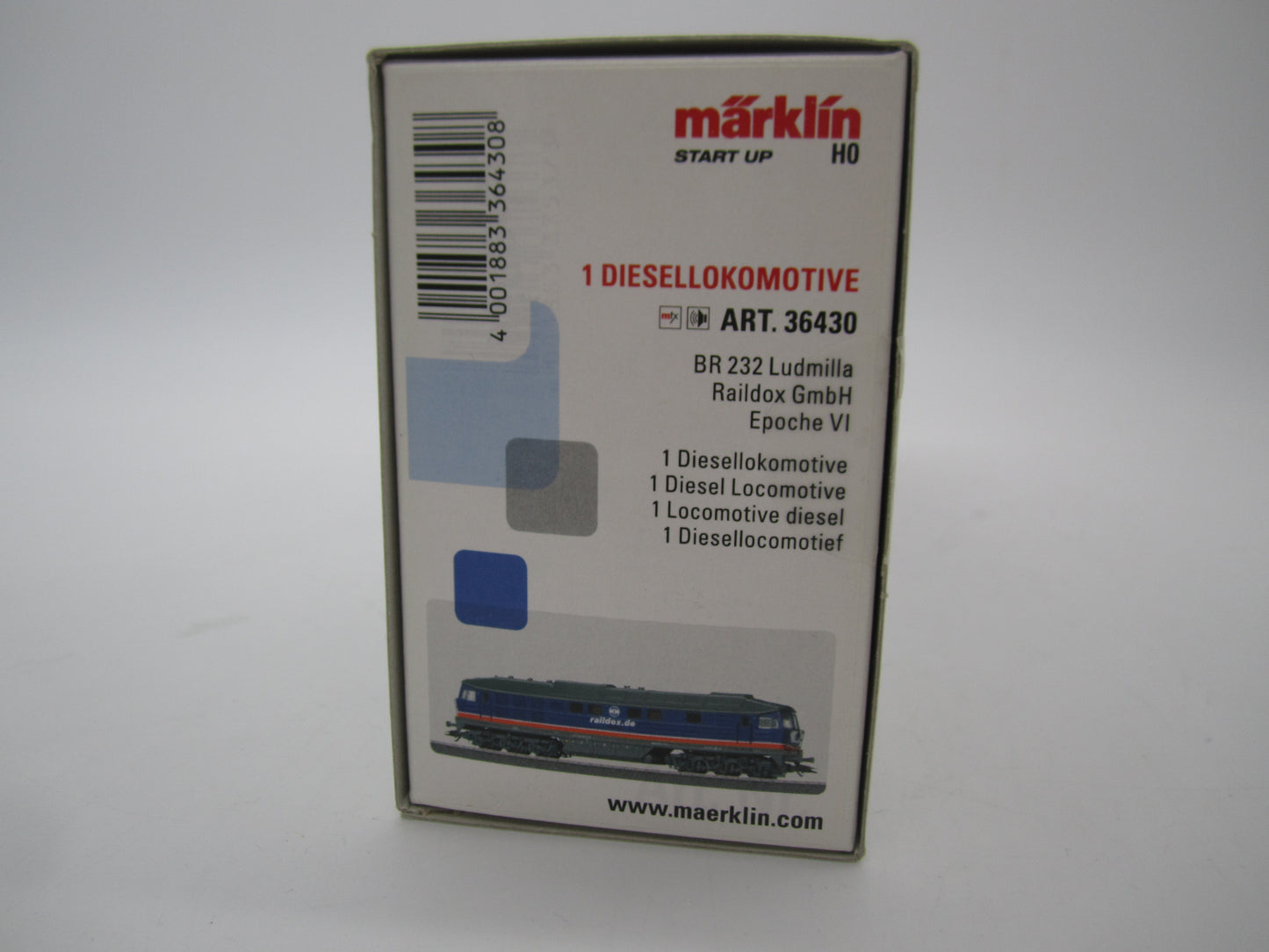 Märklin H0 - 36420 - Dieselloc, BR 232 "Ludmilla" van de Raildox GmbH & Co. KG, Erfurt - MFX/Sound