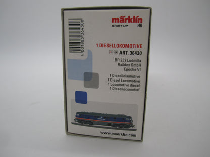 Märklin H0 - 36420 - Dieselloc, BR 232 "Ludmilla" van de Raildox GmbH & Co. KG, Erfurt - MFX/Sound