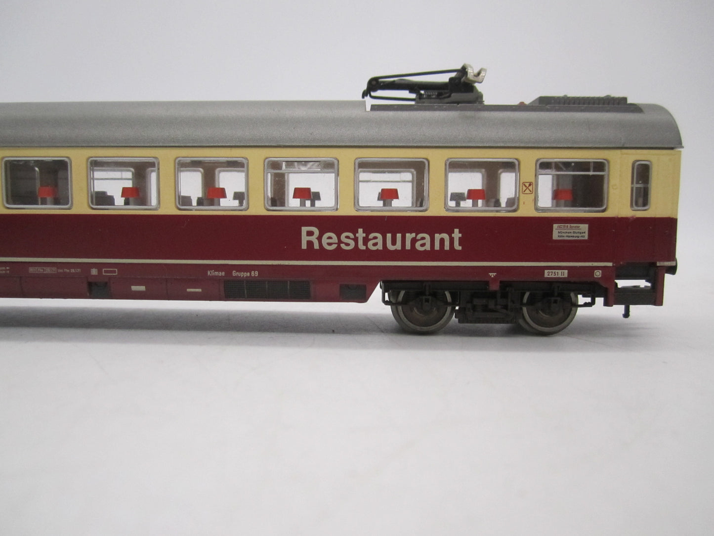 Fleischmann H0 - 5162 - TEE Restaurant rijtuig van de DB, met verlichting