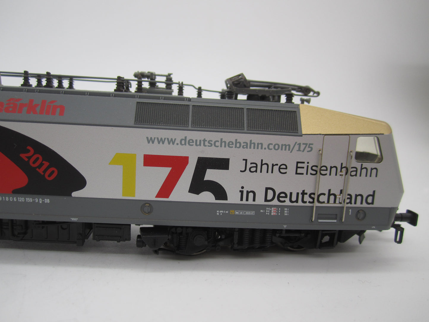 Märklin H0 - 37542 - E-loc, BR 120 ""175 Jahre Eisenbahn in Deutschland" van de DB, MFX/Sound