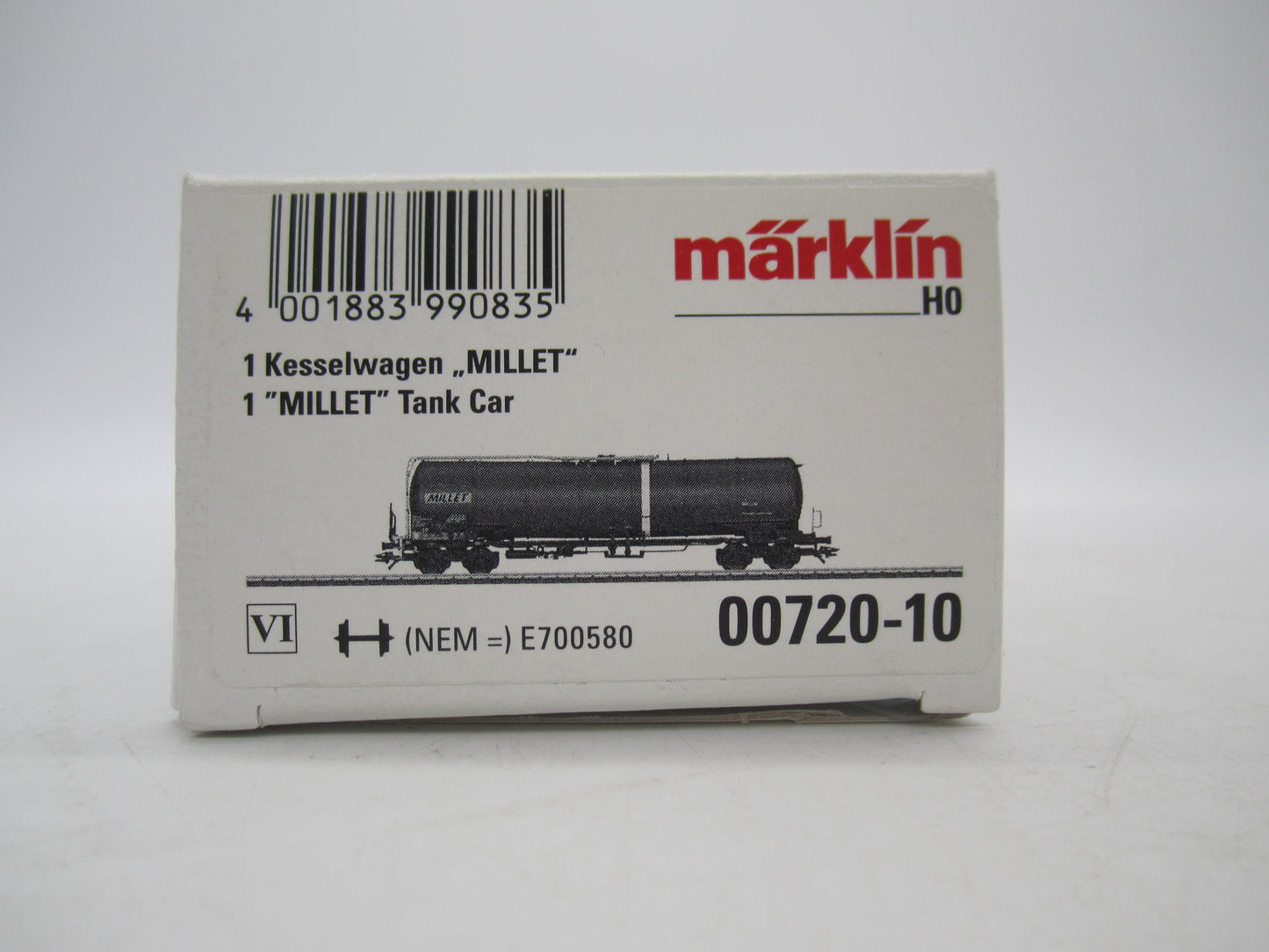 Märklin H0 - 00720-10 - 4-assige ketelwagen "Millet" van de SNCF