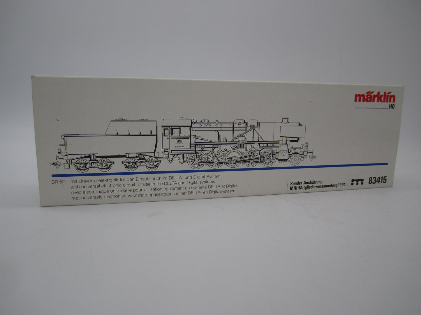 Märklin H0 - 83415 - Stoomloc met tender, BR 52 van de DB - Digitaal (kopie)