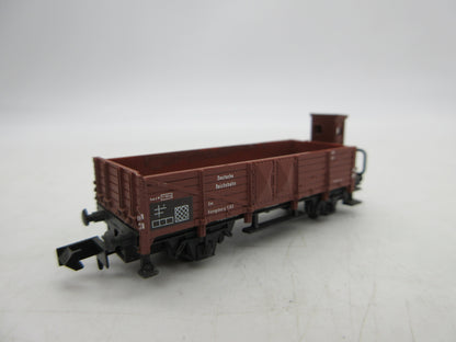 Arnold N - 4412 - Lageboordwagen met remmershuis van de DRG