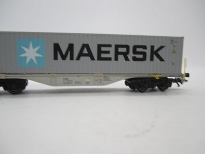 Märklin H0 - 47803 - Dubbele containerwagen Sggrss 80 "Maersk" van AAE Cargo AG