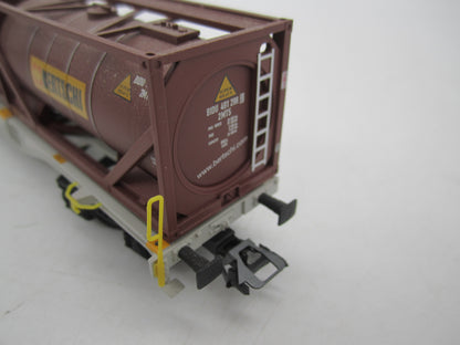 Märklin H0 - 47802 - Dubbele containerwagen Sggrss 80 "Bertsch" van AAE Cargo AG