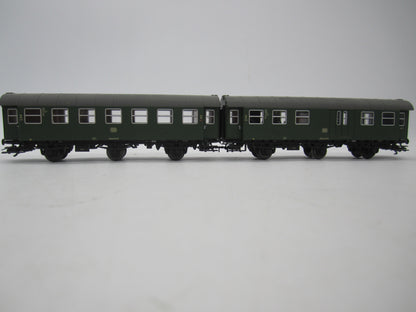 Märklin H0 - 00795-10 - Dubbelsetje Umbauwagen 2e klas met bagagedeel van de DB