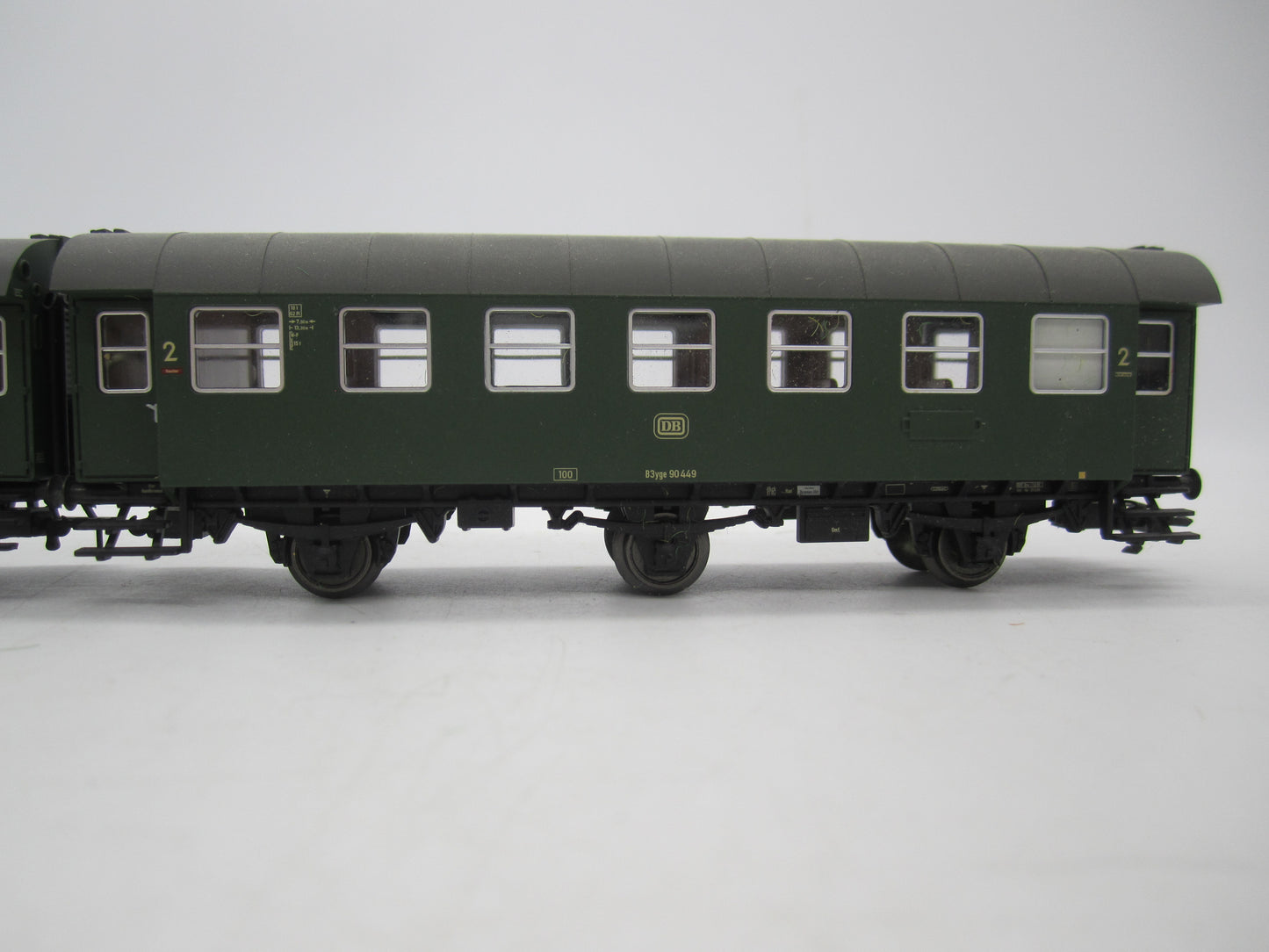 Märklin H0 - 00795-10 - Dubbelsetje Umbauwagen 2e klas met bagagedeel van de DB