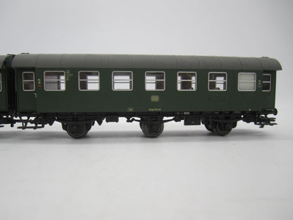 Märklin H0 - 00795-10 - Dubbelsetje Umbauwagen 2e klas met bagagedeel van de DB