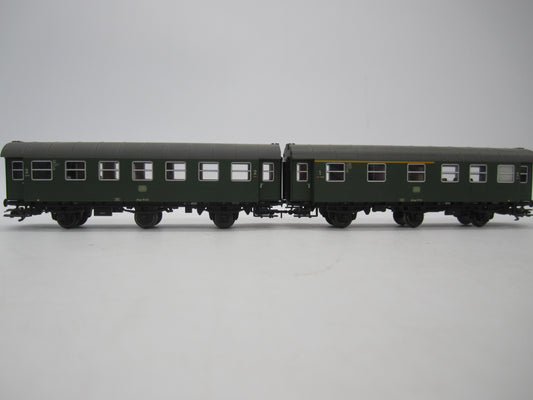 Märklin H0 - 00795-04 - Dubbelsetje Umbauwagen 2e klas/1e klas van de DB