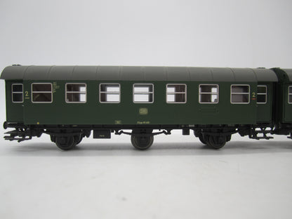 Märklin H0 - 00795-04 - Dubbelsetje Umbauwagen 2e klas/1e klas van de DB