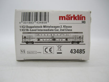 Märklin H0 - 43485 - Dubbeldekker rijtuig IC2 2e klas, met verlichting van de DB