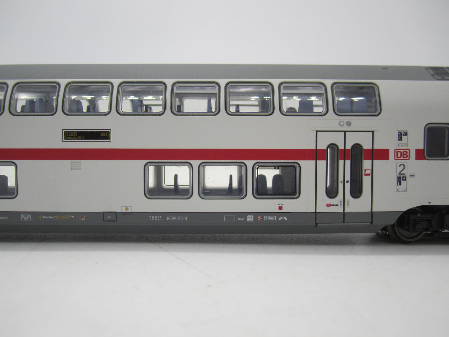 Märklin H0 - 43483 - Dubbeldekker stuurstandrijtuig IC2 2e klas, met verlichting van de DB - MFX Digitaal