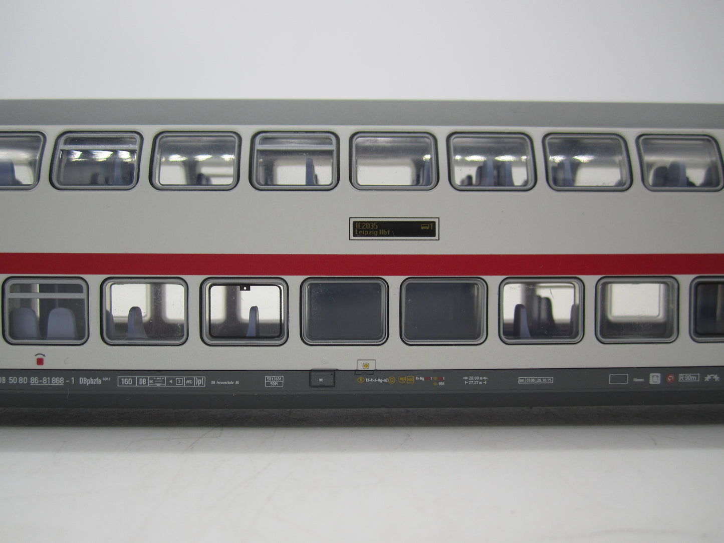 Märklin H0 - 43483 - Dubbeldekker stuurstandrijtuig IC2 2e klas, met verlichting van de DB - MFX Digitaal