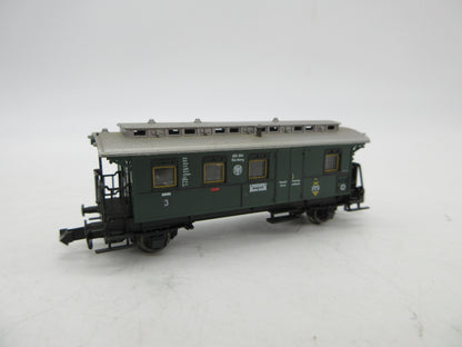 Fleischmann Piccolo N - 8065 - Personenwagen 3e klas met bagagedeel van de DRG
