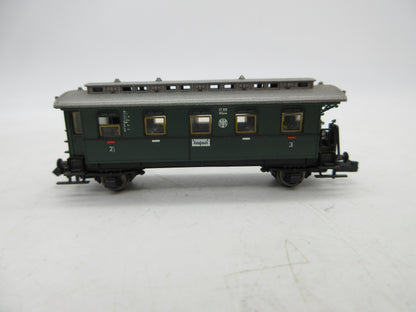 Fleischmann Piccolo N - 8067 - Personenwagen 2e/3e klas van de DRG